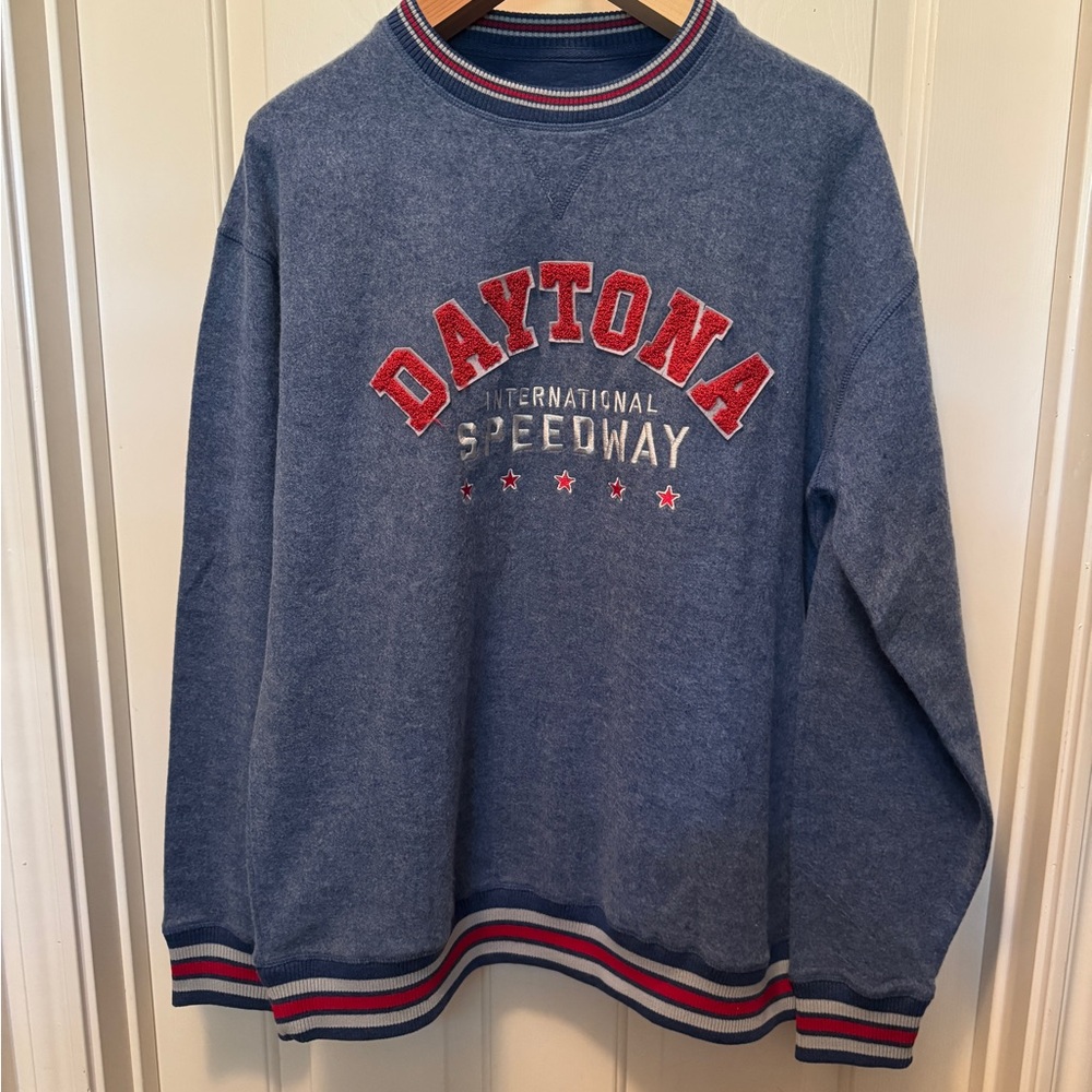 Daytona Speedway Blue Sweater - Size L - Picture 2 of 9